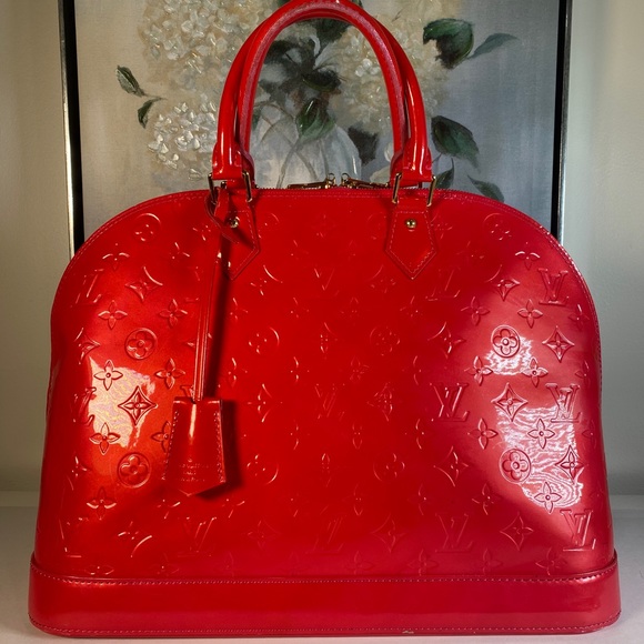 Louis Vuitton Handbags - Louis Vuitton LV Hand Bag M93625 Alma GM Red Vernis 2115781